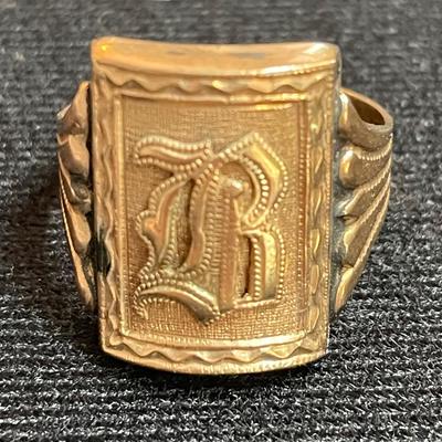 Antique 10k Signet Ring