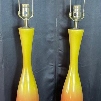 MCM Italian Art Table Lamps 