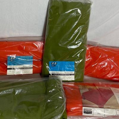 Vintage MCM Colored Bed Spreads In Pkg. 