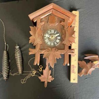 Bo367r vintage german cuckoo clock