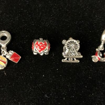 Sh976v pandora charms ferris wheel & scooter