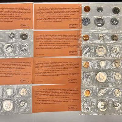 De313 1964 proof cent set 6