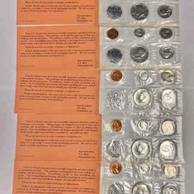 De315 1964 proof cent set 8