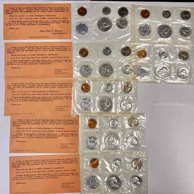 De323 1961 proof cent set 3