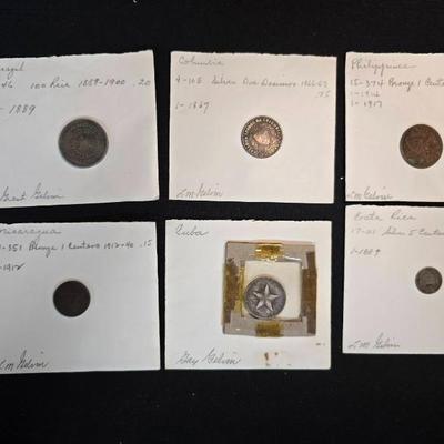 De258 coins from around the world