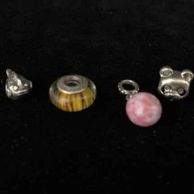 Sh981v pandora charms bear & fish