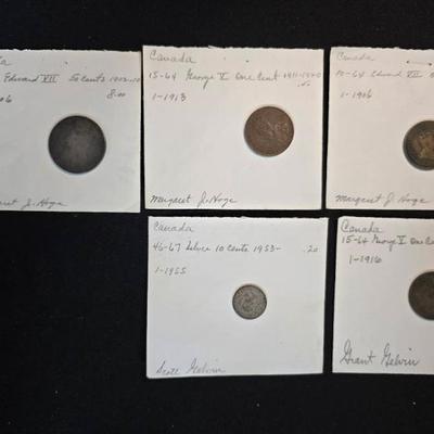 De250 coins of canada 1