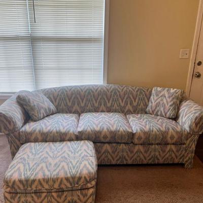 Sofa and Love Seat Set with Ottoman
