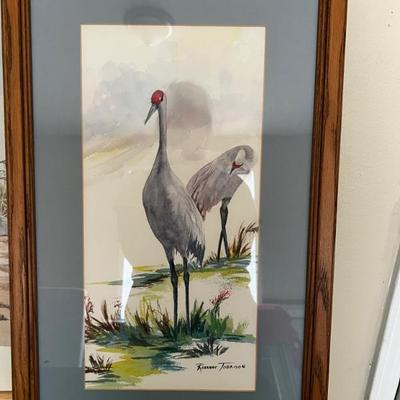 Pelican Water Color by Roxanne  Tobaison