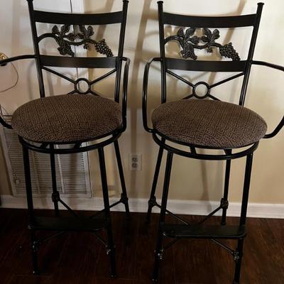 Wrought Iron Bar Stools