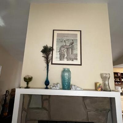 Decorative Vases and Print