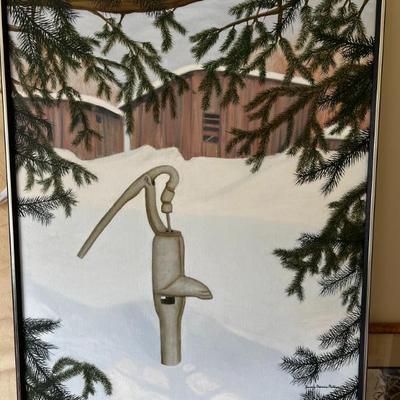 Winter Scene Painting