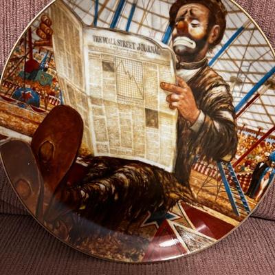 Emmett Kelly Plate