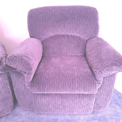 La-Z-Boy Loveseat Recliner Blue Gray Color