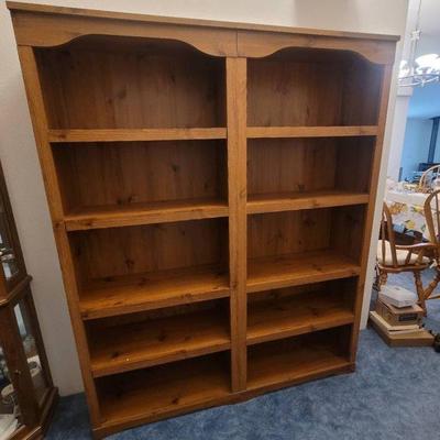 Double Bookcase-Wood 