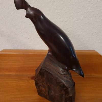 Vintage Handcarved Quail