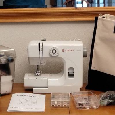 Singer Sewing Machine Model M1000 & Notions 