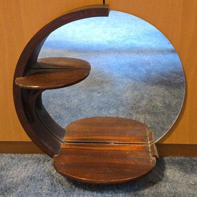 Scroll Products Art Deco Wood Mirror