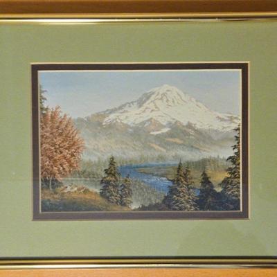Carol Ward "Mt. Rainier 04/100