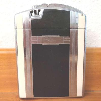 Ronson Ciigarette Case & Lighter Combination Art Deco 