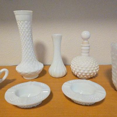 Fire King And Other Milk Glass