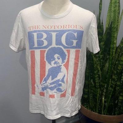 Jen8920 the notorious b i.g. vintage music t shirt, white size large.