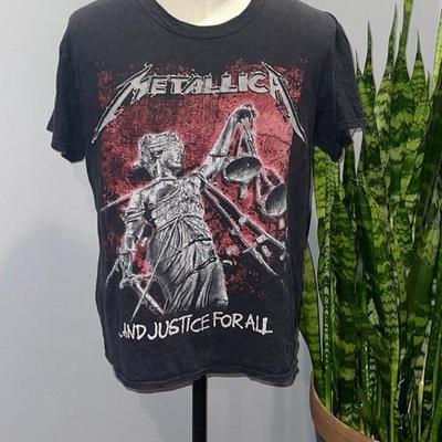 Jen8909 metallica and justice for all t shirt black, size large.