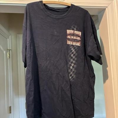 HOM5034 Vintage Graphic T-Shirt cut tag wide open till you see God Then break