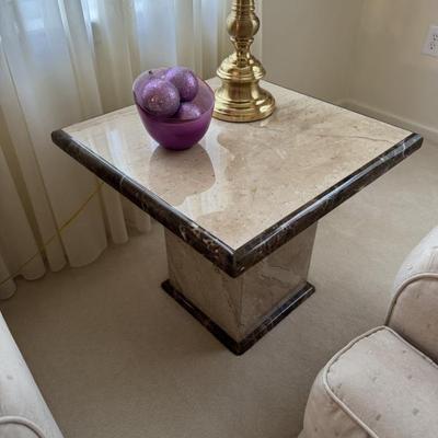 Marble table