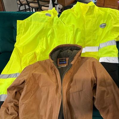 Mens Boss Reflective Overalls, Jacket, And Walls Jacket 