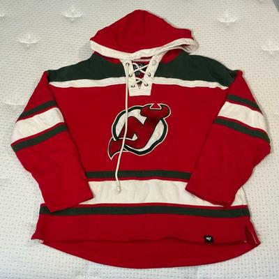 47 Jersey Devils Brodeur #30 Lace Up Hoodie XL