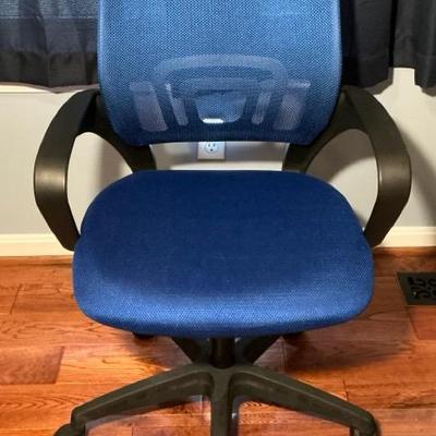 Blue Mesh Office Chair