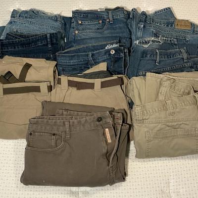 Mens Pants Eddie Bauer, Levis, Weatherproof, Columbia 36 38 40