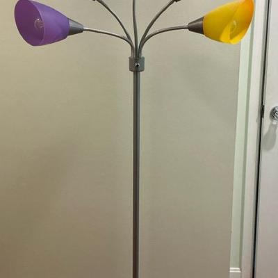 Colorful Multi-Light Floor Lamp 67"h
