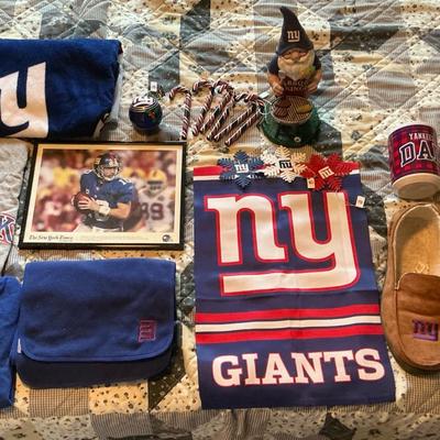New York Giants & Yankees Sports Items