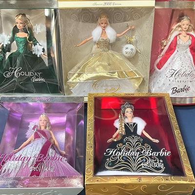 Elegant Holiday Barbies, Anniversary Edition And More
