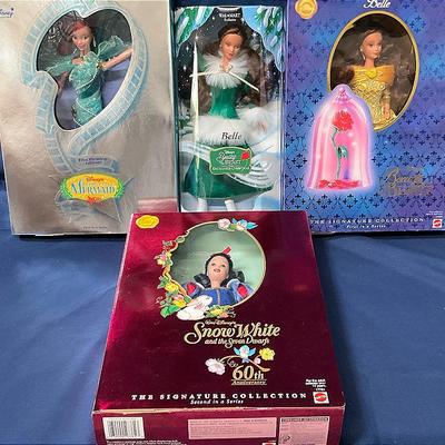 Disney Beauty And The Beast And Snow White Barbies