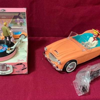 Barbie Clock Radio & Enesco Music Box "At the Hop"