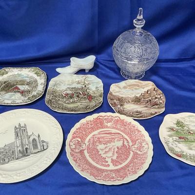 Johnson Bro, Homer Laughlin, & More Decorative Plates