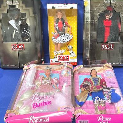 Barbie Cruella De Vil, Rapunzel, And More