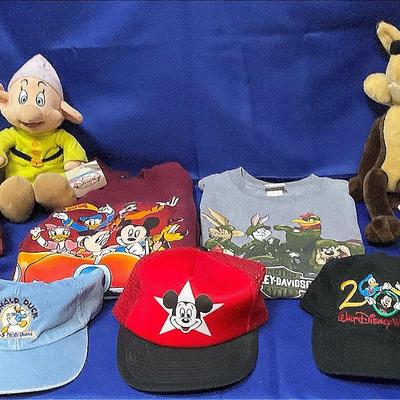 Disney Shirts (L), Hats, Plushies And More
