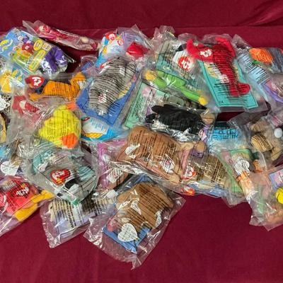 Vintage McDonalds Beanie Babies & Teletubbies Toys