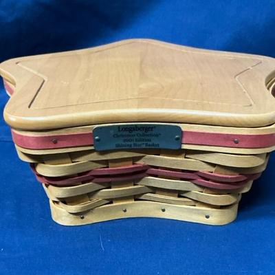 Longaberger Shining Star Basket With Extra Liner 