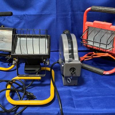 Craftsman Cord Reel & Assorted Work Lights