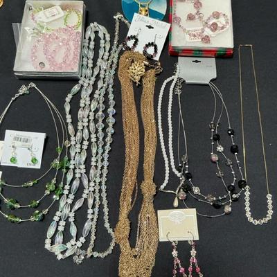 Costume Jewelry With Blintz, Beads And Dazzle 
