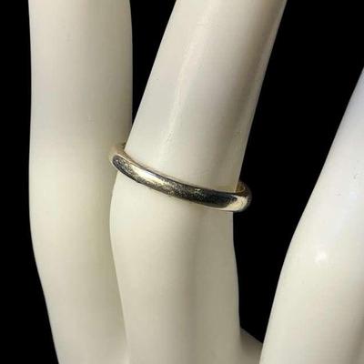 14k White Gold Wedding Band (Size 6) (2.1 Grams)