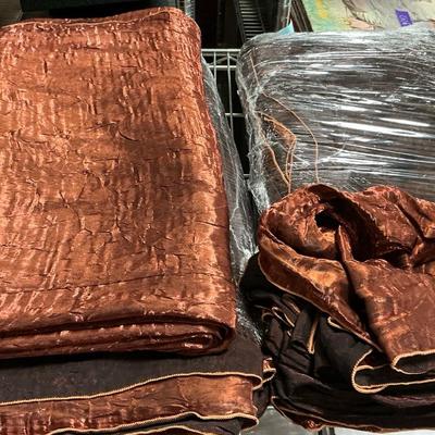 Dazzle Copper 90” Square Table Coverings Quantity 28
