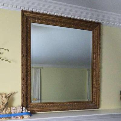 Large Ornately Framed Mirror
