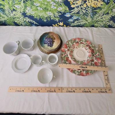 Various Pieces Of China From Japan And England