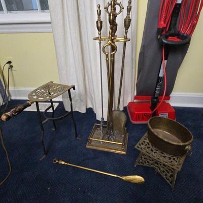Brass Fireplace Utensils